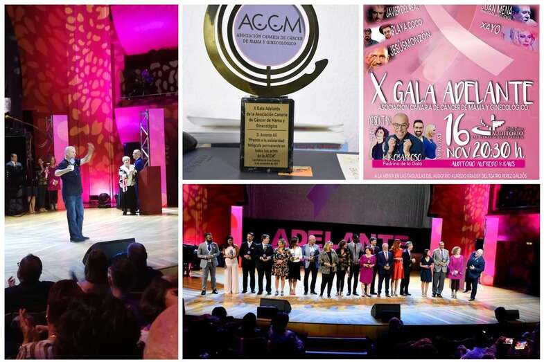 Momento de la gala de anoche (Foto TA)